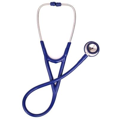 China New Metal Cardiology Stainless Steel Medical Use Head Type Stethoscope Dual Head Stethoscope for sale