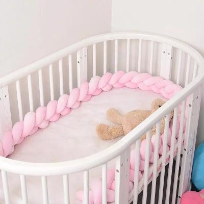 China Factory Outlet Mat Modern 100% Polyester Customized Baby Crib Bumper Crib Bumper Rail For Baby for sale