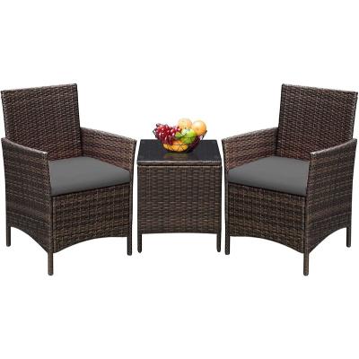 China New Design Traditional Luxury Modern Swivel Outdoor Furniture Chair Sets Patio Wicker Set Garden Sets Rattan for sale