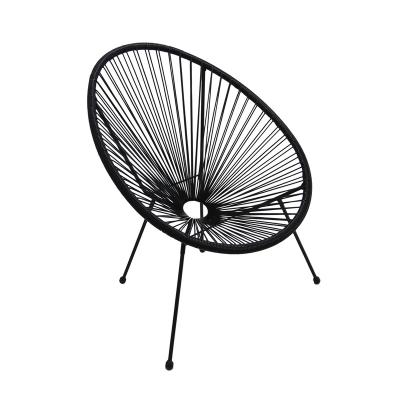 China Modern Rattan Sun Rattan Garden Chair Patio All Weather Outdoor Furniture Modern Colorful Noodle Chair for sale