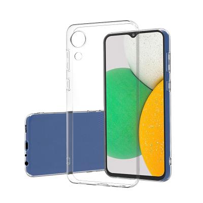 China Shockproof Transparent Phone Case For Samsung Galaxy A03 Clear Core TPU Cover for sale