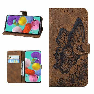 China Butterfly Embossed Anti-fall Flip Walle Leather Phone Case For Nokia 1.4 5.4 G20 C10 2.4 Card Slot Holder Soft TPU Book Cover for sale