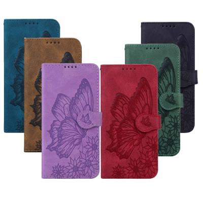 China Butterfly Flip Cover Wallet Leather Case For Huawei 10 10X Lite Y5 Y6 2019 Y5P Y6P Lite Shockproof For Honor 60 plus Se X30 60 pro game 30 for sale