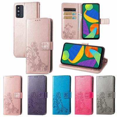 China Shockproof PU Leather Phone Case For Samsung Galaxy A12 A32 A03S A02 A51 A71 A52 A42 A01 A03 Core A73 Flip Cover 3D Emboss Wallet Case for sale