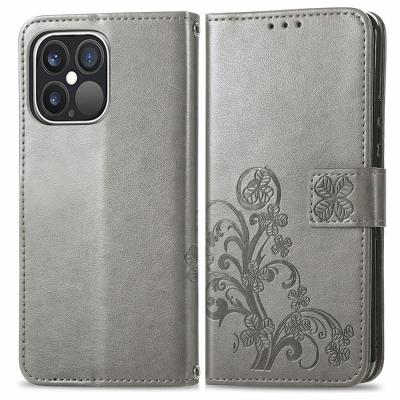 China 3D Anti-drop Clover Leather Case For Motorola Moto Edge 20 Pro E20 E30 E7i Fusion Energy G Ten G60s G8 Power Wallet Funda Capa for sale