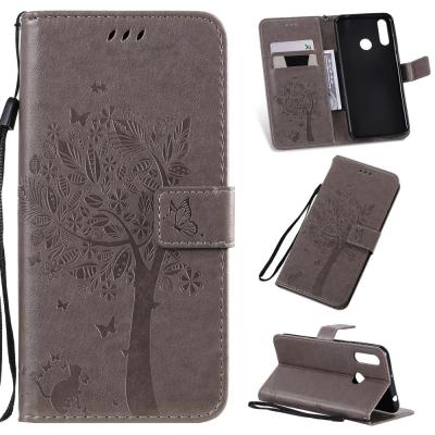 China ODM Lander K22 K31 K41S K42 K51 K51S K51S K61 Shockproof Shaft Cat Embossing Flip Cases Coque Leather For for sale