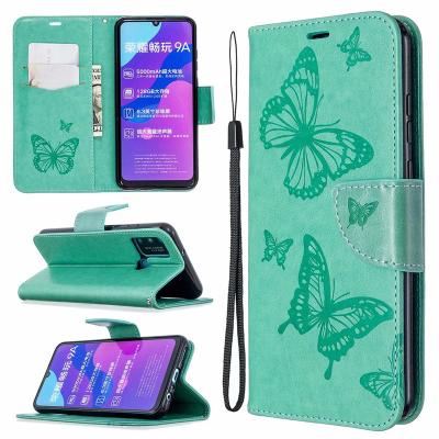 China ODM Shockproof PU Leather Cover Flip Wallet Book Case with Card Slots Holder for Motorola Moto E30/E40 E30 E40 Butterfly Embossing Cases for sale