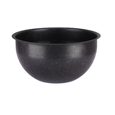 China Factory Sales Food Grade Maifanite Salad Bowl Stainless Steel Mixing Bowls Viable Liner Set Directly for sale