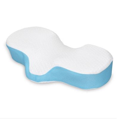 China Anti Static Memory Foam Butterfly Anti Snoring Bed Orthopedic Orthopedic Cervical Wedge Back Pillow For Sleep for sale