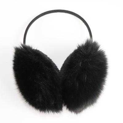 China Polyester factory direct sales wholesale polyester earmuffs children winter warm plush earmuffs for children for sale