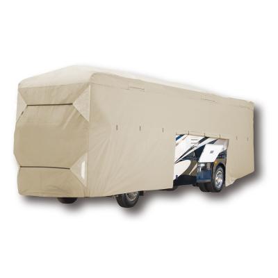 China Leopard Luxury 300D Polyester Class A Caravan Motorhome RV Waterproof Cover for sale