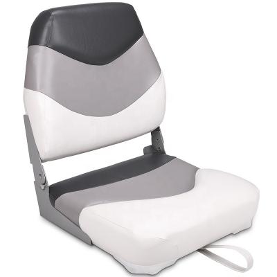 China High Heavy Duty Marine Grade Vinyl Rear Boat Seat With Foldable Backrest for sale