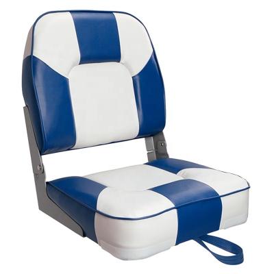 China New Heavy Duty Marine Grade Vinyl Low Back Folding Boat Seat for sale