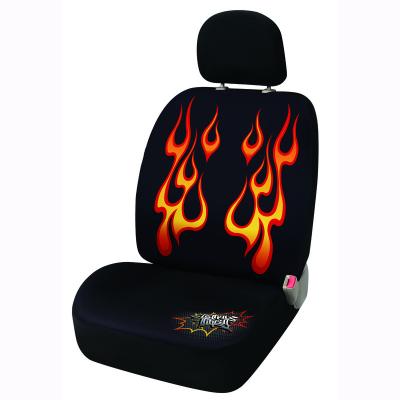 China Specially Licensed IP Car Seat Cover Lethal Threat Licensed Red Flame Seat Cover 1 Front for sale