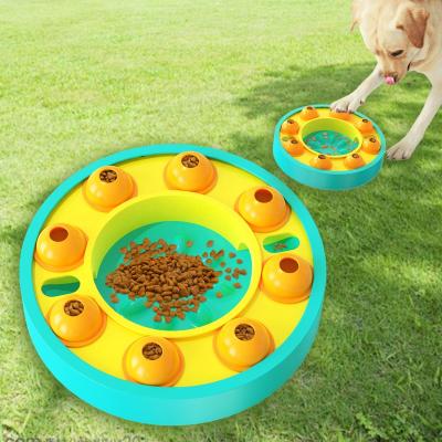 China Sustainable New Amazon Slow Eating Interactive Training Dogs Puzzle Toys Food Treats Dish Dog Toy for sale