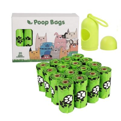 China Dogs Cats Cats Dispenser Viable Waste Bag Compostable Waste Bag For Outdoor Pet Travel Dog Poop Walking Bags for sale