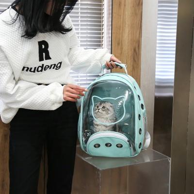 China 2022 Viable New Design Pet Bag Space Capsule Shape Print Breathable Outdoor Portable Cat Bag Multi Style Style for sale