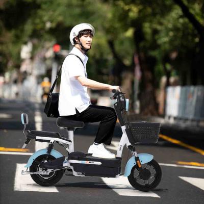 China Carbon Fiber Aima E-scooter CAFE Bike Battery 48V 20AH 500W Electric Bicycle Sepeda Listrik Other Electric Scooter Bike For Adult for sale