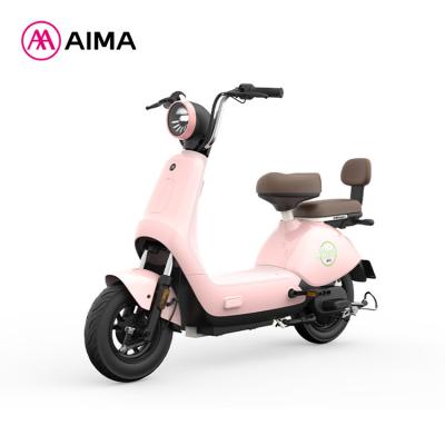 China Carbon Fiber Aima E-scooter NFC 48V 21.8Ah 400W Half-Sugar Ice Cream Electric Scooter City Electric Bike Adult Electric Bike for sale