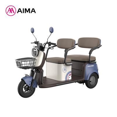 China SKY A3 500W 60V 20AH E-tricycle Passenger AIMA Powerful Adult Electric Cargo Trike Passenger Electric Scooter 3 Wheel For Adult for sale