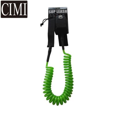 China Factory Supply Attractive Price PU Sup Unisex Colorful Soft Coiled Leash for sale