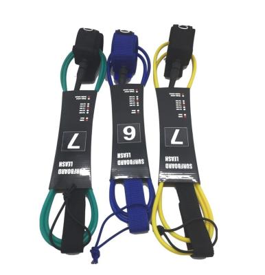 China Surfing leash 7mm unisex surfboard leash for sale