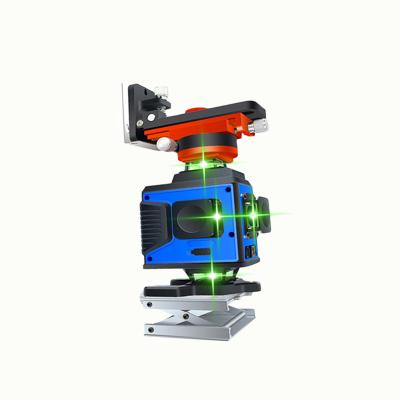 China 16 Multifunctional Green Cross Lines 4D Rotating Laser Level Automatic Rotary Construction 360 Degree for sale