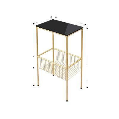 China Mid Century Console Tables Iron Console Nordic Minimalist Modern Marble Gold Band One Long Narrow Table Wall Table for sale