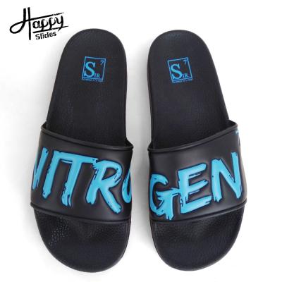 China Fashion Trend Happyslides Private Label Slides Custom House Summer Slippers Character Slippers Men Slips Unisex for sale