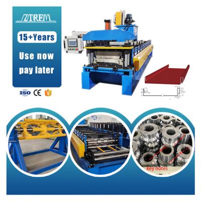 China High Quality Custom Building Material Stores Standing Seam Forming Machine Color Steel Standing Seam Roll Forming Machine for sale