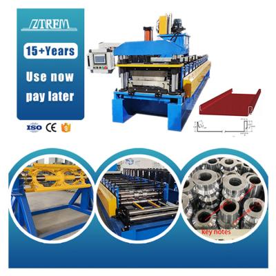 China Building Material Shops ZTRFM Spot Ensures Standing Seam Roof Roll Forming Standing Roof Machine Standing Seam Welding Machine for sale