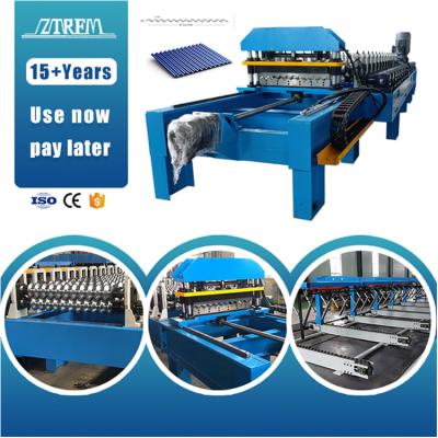 China Building Material Shops ZTRFM Factory Supply Roofing Sheet Making Machine Corrugated Corrugated Roof Sheet Roll Forming Machinery for sale