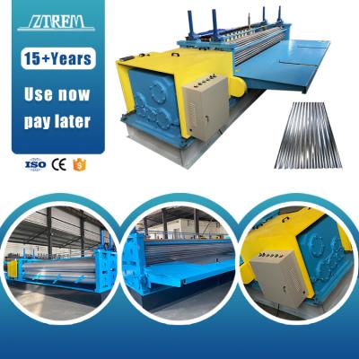 China Building Material Shops ZTRFM Customization Corrugated Roof Sheet Making Machine Barrel Roof Corrugated Sheet Making Machine for sale