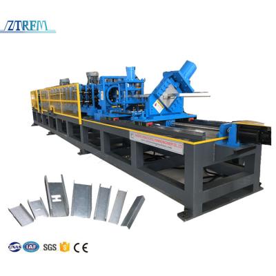 China Fully Automatic Adjustable Hotels Muti Function Metal Stud And Track Drywall C Channel U Channel Roll Forming Machine for sale