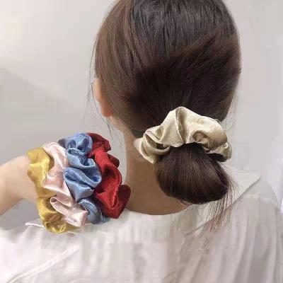 China Fashion OEM ODM 19 22 25 30MM Women Hair Care Soft Silk Ropes Mulbery Custom 100% Silk Scrunchies for sale