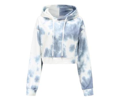 China Breathable OEM ODM Custom Tops Long Sleeve Sweatshirt Tie Dye Pullover 3d Digital Printing Hoodie for sale