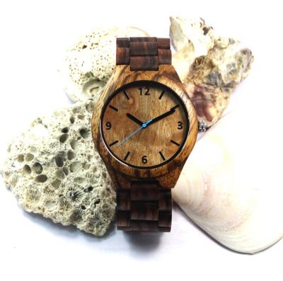 China High Quality Relogio Masculino Gift Men Wooden Band Watch CE Certificate Quartz Watches Custom Logo Wooden Watch for sale