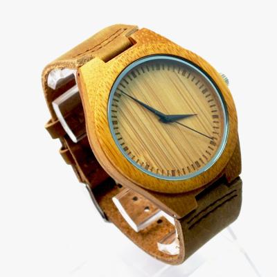 China Factory Ready To Ship Quartz Watch Classic Model Wooden Band Watches Bamboo Wristwatches Hard Wood Crafts for sale