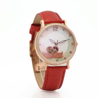 China Custom logo 3 atm water resistant stainless steel watch automatic movement luxury ladies wrist watch for sale