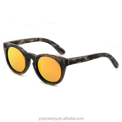 China Wholesale Handcrafted Polarized Bamboo Wood Frame Sunglasses 2021 Kids Bamboo Sunglasses for sale