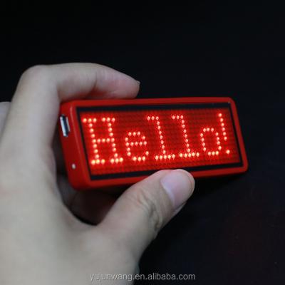 Chine Custom High Quality Pin Badge Party Bar Concert Usage Led Name Badge Pin on Plastic LED Flashing Printed à vendre