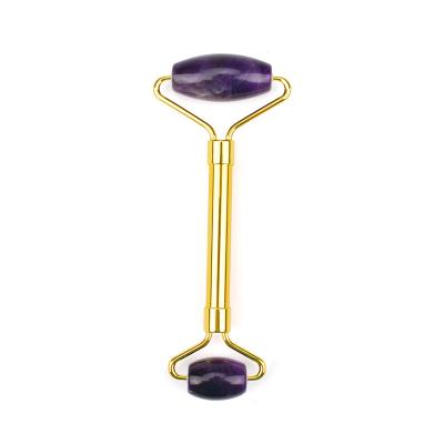 China New designs hot saling purple jade massage jade roller face colorful facial skin roller for sale