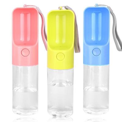 China Sustainable Hot Selling Portable Plastic Travel Recycling Dog Water Bottle Universal Drinking Bottle for sale