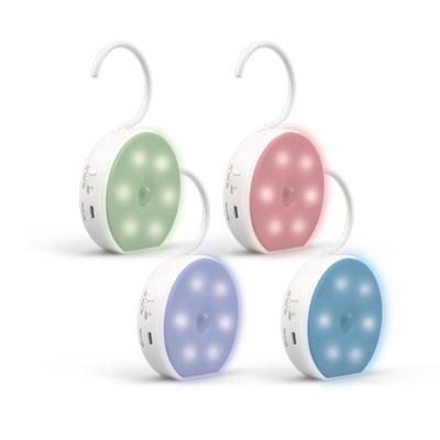 China Eco - Friendly Top Quality Dc3.7v Multifunctional Rechargeable Smart Night Light With Hook for sale