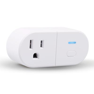 China Exclusive Sales Wifi Mini Wifi 110-130V Input Voltage ABS White Material Wireless Smart Socket for sale