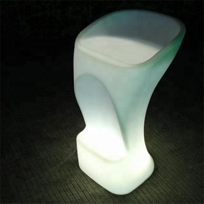 China 50*48*90cm Modern Comfortable Led Bar Chair Light Up Cocktail Chair / Luminous Led Bar Chair for sale