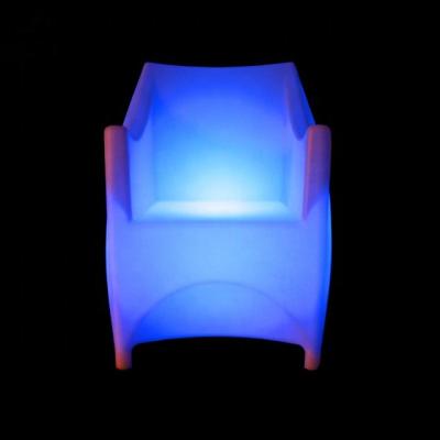 China Modern high back luminous plastic bar led sofa furniture light up led sofa chair / luminous led bar chair for sale