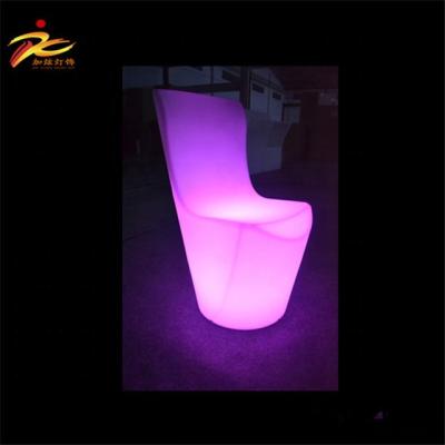 China Modern Sale Or Rental Event Led Furniture Light Cocktail Chair / Luminous Led Bar Chair for sale