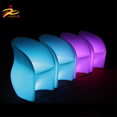 China Modern Luminous Led Chair , Led Chair With Tablet Arm / Led Glowing Chair For Cafe , Events for sale