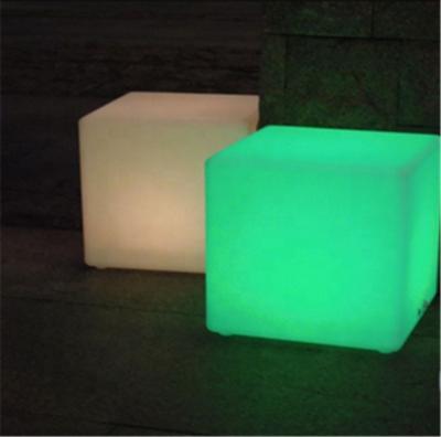 China 16 color changing color changing led cube light/led cube seat/solar led cube light wholesale for sale